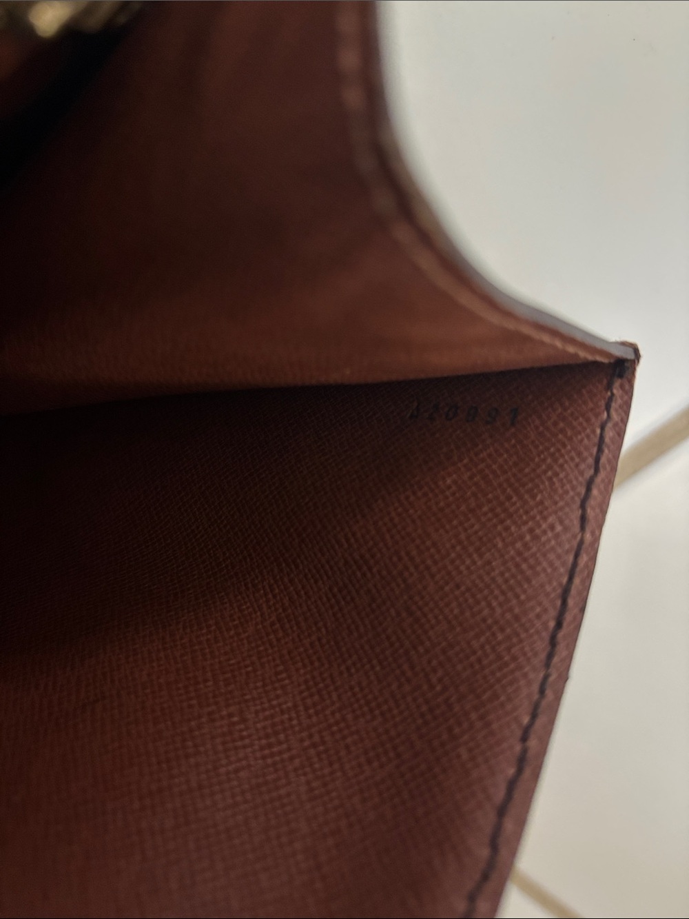 Louis Vuitton Monceau 28 Monogram Canvas Satchel in Brown with Gold Hardware - Picture 15 of 17